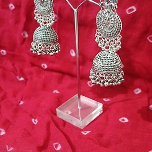 Elegant Oxidised Jhumka