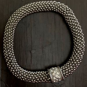 Oxidized Silver Look Bracelet