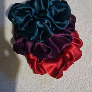 Beautiful Hand Made Scrunchies Combo