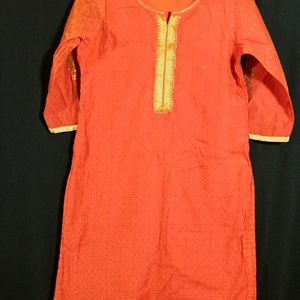 Coral Printed Kurta (Women's)