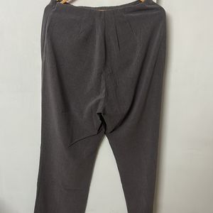 High waist Grey Wide Legs Pant 34 Size