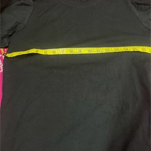 Women Black Tshirt With Tag