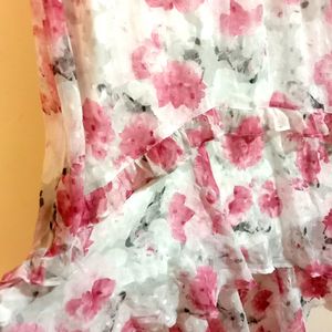 Multi Florals Gown Dress (Woman's)