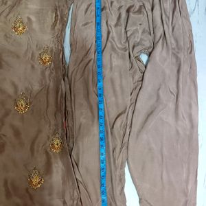 New Condition Suit Set Khakhi Colour