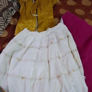 Traditional Kerala Skirt And Blouse