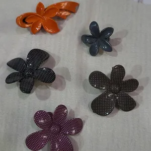 FLOWER HAIR CLIPS