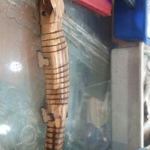 A Wooden Crocodile 🐊 Toy