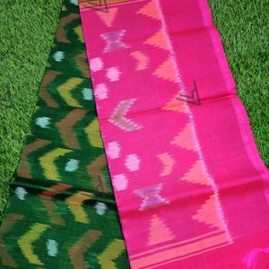 Green Ikkai Sico Saree