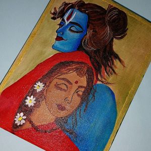 Lord Ram And Goddess Sita 🟣🟣 Painting