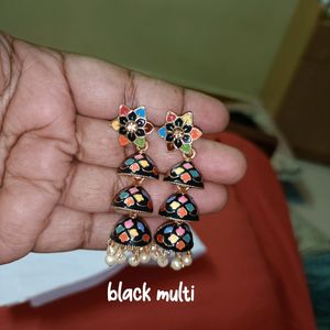 Meenakari Jhumka