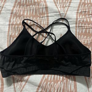 Decathlon Black Sports Bra