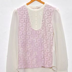 Bead Embillished lace Top