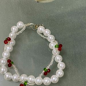 Pearl Cherry 🍒 Bracelet