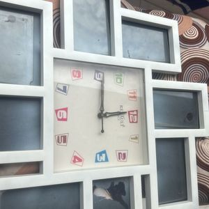 Photo Wall Clock Decor