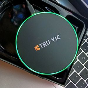 TRU-VIC Fast Wireless Charger, 15W Slim Qi Certifi