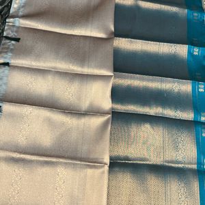 New Bridal Zari Weaving Saree For Grabs