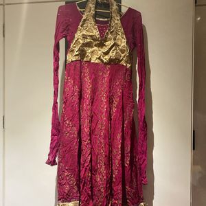 A Line Heavy Kurta With Dupatta