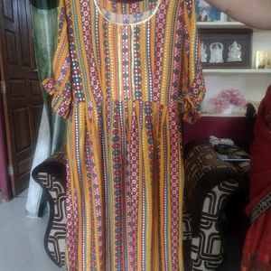 Frock Pattern Kurti