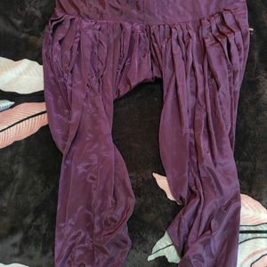 Silk Salwar Purple