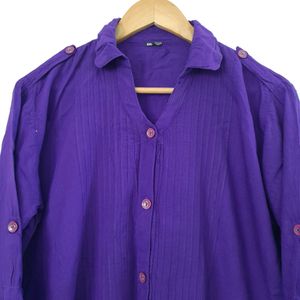 Xxl Purple Casual Top (Women's)