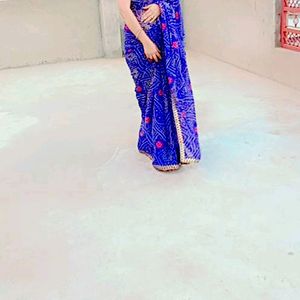 Chiffon Chundari Saree