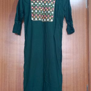 Dark Green Kurta /pant