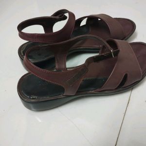 Two Pairs Of Flat Sandals Like New.