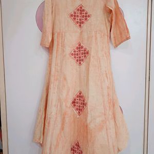 Long Pink Kurti