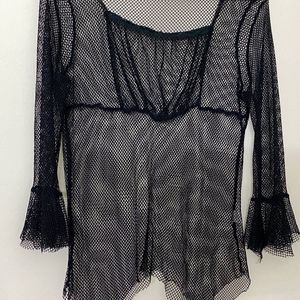 Grunge Mesh Top