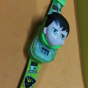 Ben 10 Theme Clip Watch With Music & Light