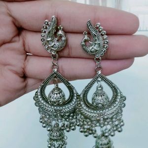 Long Jhumka Earrings