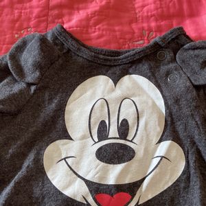 H&M Romper - Mickey Grey