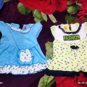 Baby Frock 0 To 6 Month's