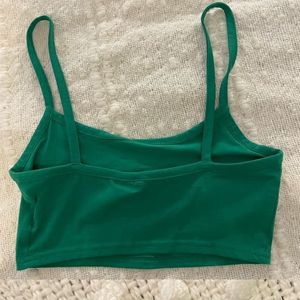 Croped Bralette Green Tank Top