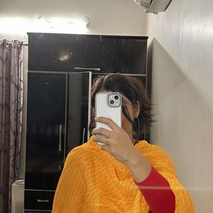 Lehriya Dupatta- Yellow