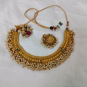 Gold Plated Traditional Choker Set