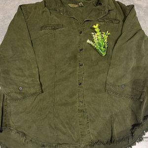 Green Cotton Shirt