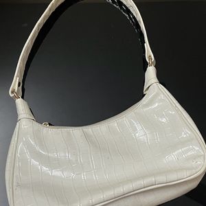 Baguette White Bag