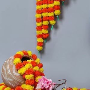 5 Pcs Strings Artificial Marigold Garlands