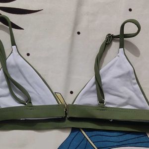 Olive Colour Bra