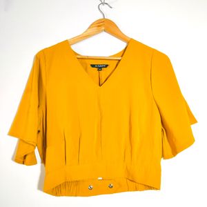 Mustard Crop Tops (Women's)