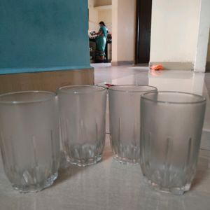 Transparent Juice Glasses