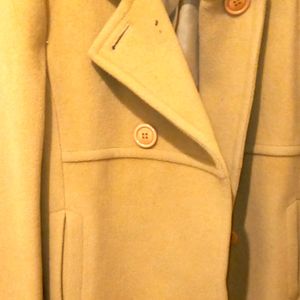 QUA WOOLEN COAT WITH INNER LINNING