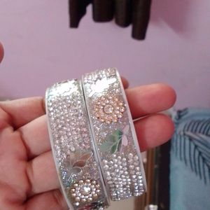 Beautiful Silver Bangles