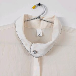 Korean Imported cream shirt top