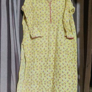 Yellow Kurti For Dailywear