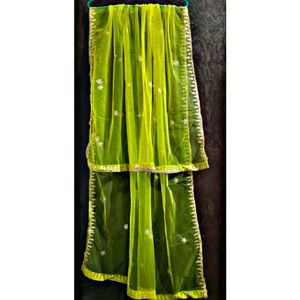 Beautiful Green Anarkali