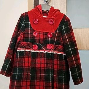 Baby Girl Wollen Coat