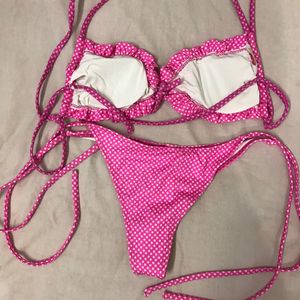 Pink Swimming Bikini