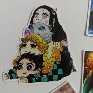 Demon Slayer Stickers 5 + 1